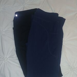 Black and Navy Leggings